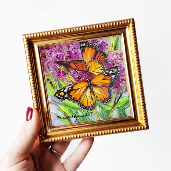 Monarch Butterflies painting