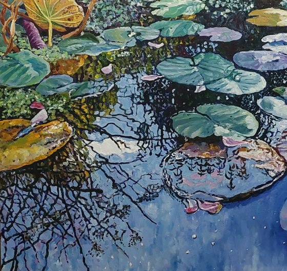 Waterlilies on the Pond