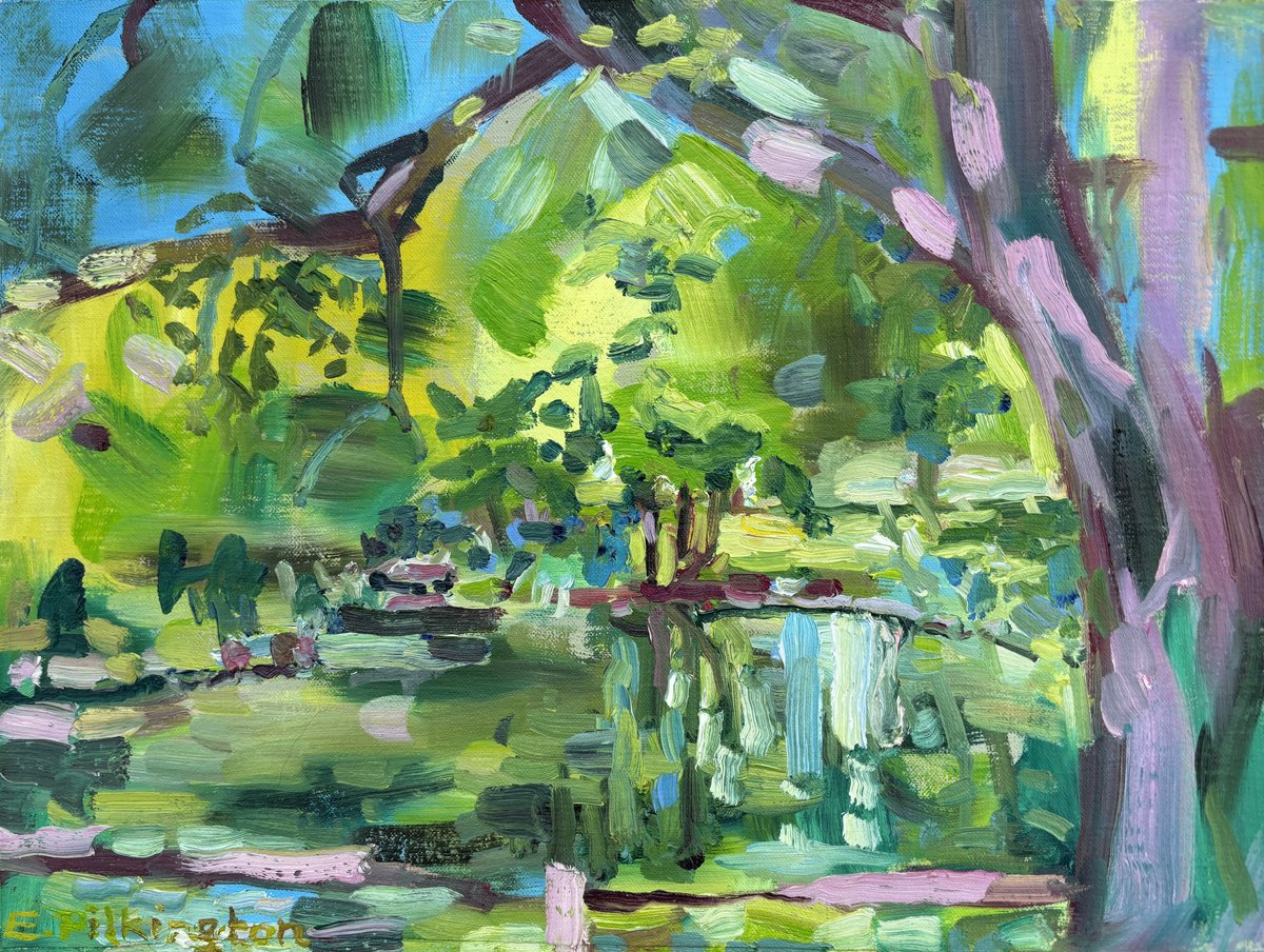 Ham Pond 1 By Emma Pilkington, 17 X 13, Artwork For Sale On Artfinder