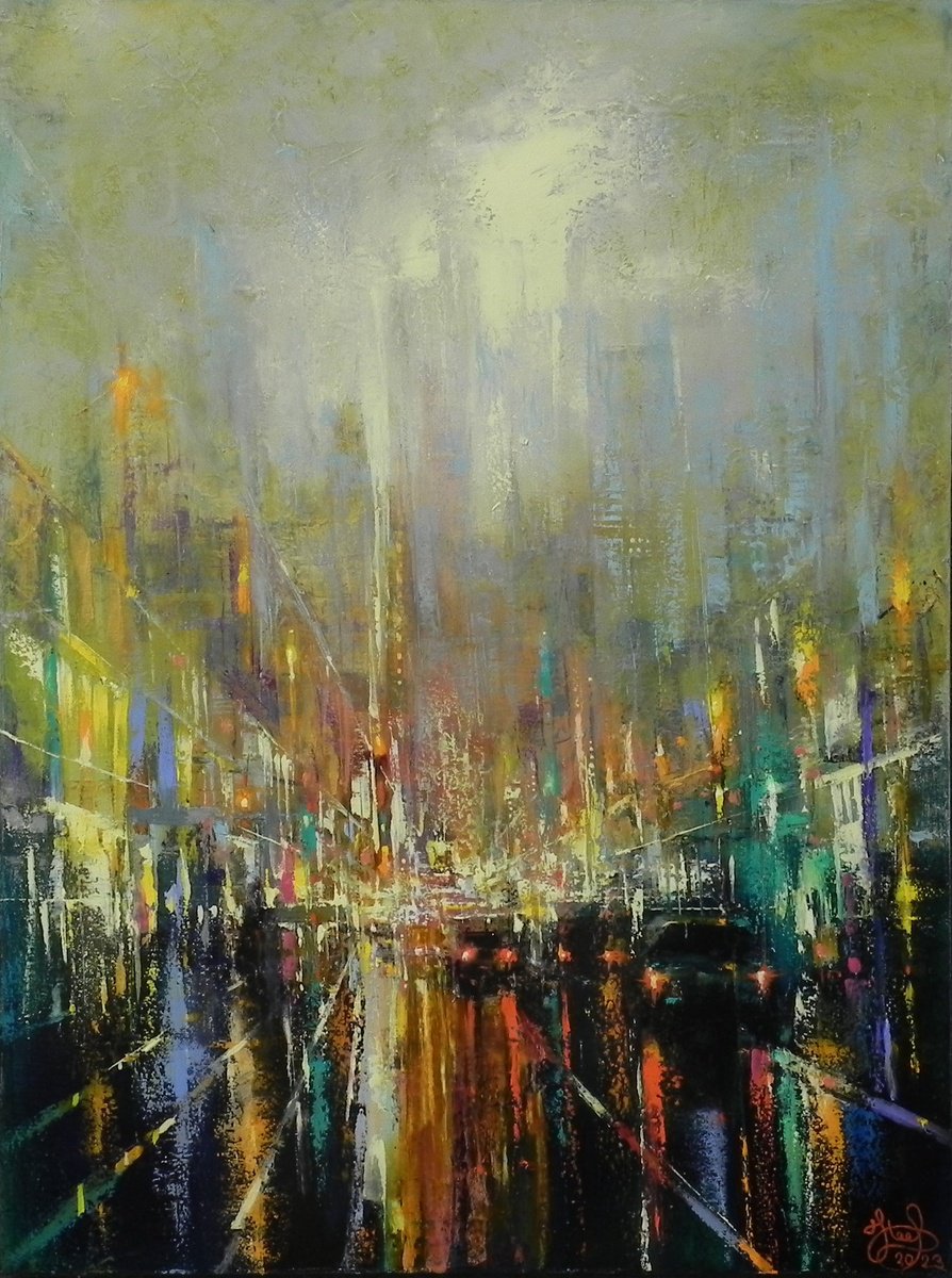 Night city by Yurii Novikov