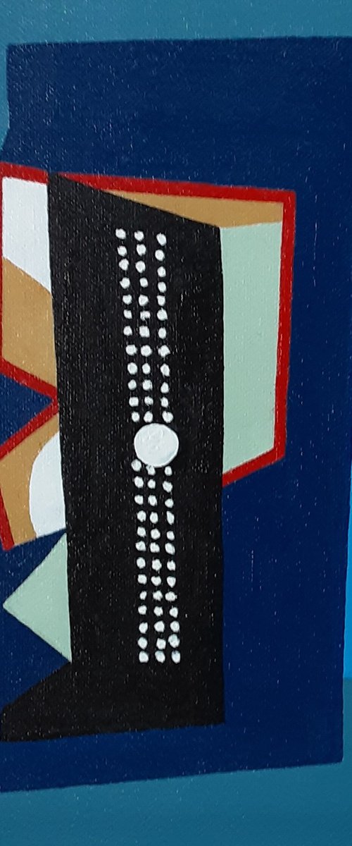 Cubist Guitar (Tribute to Pablo) by Paul Heron
