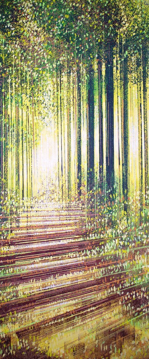 Forest Trees In Summer by Marc Todd