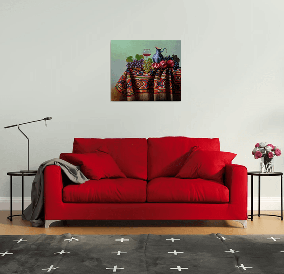 Still Life with Armenian Carpet