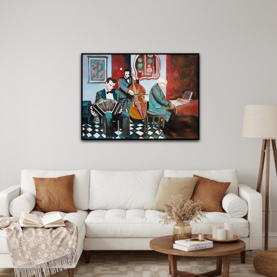 Musicians  / 95 x 70 cm