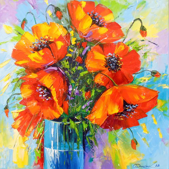 Bouquet of poppies