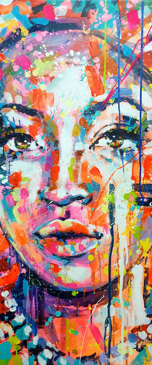 Brown eyes by Marta Zawadzka