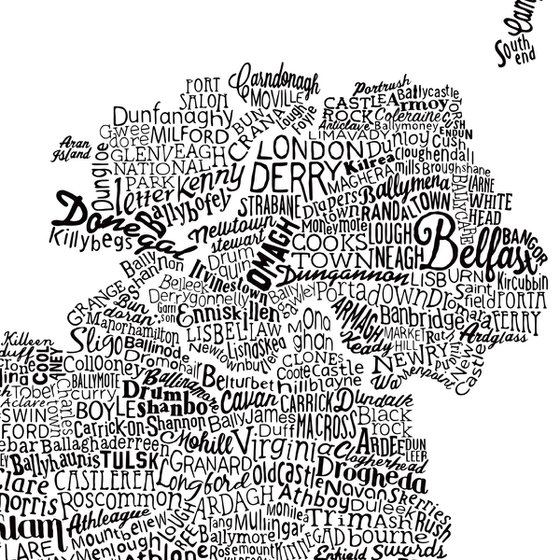 Great British Type Map