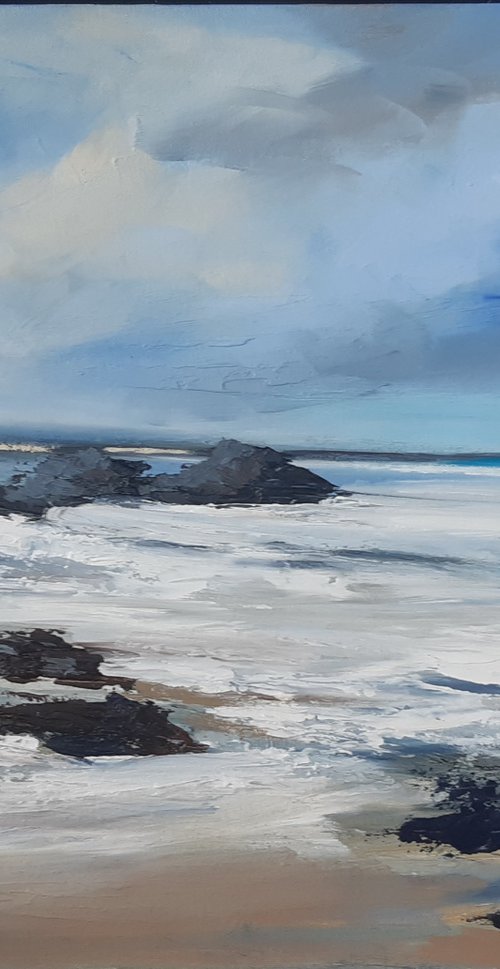 Lion Rocks Rhosneigr by Steve Keenan