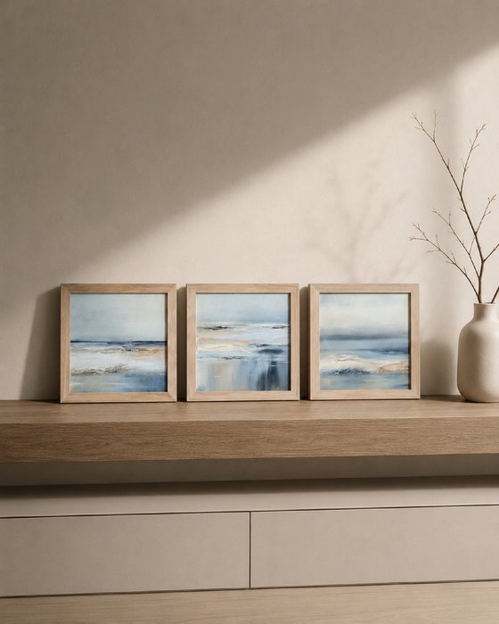 Three Seas, framed