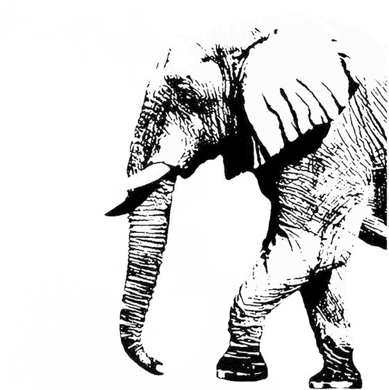 ELEPHANT - MODERN WALL ART