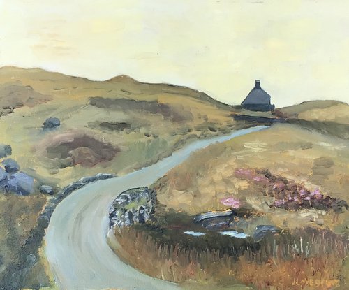 Source of the Conwy, an original oil painting. by Julian Lovegrove Art