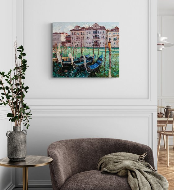 Gondolas in Venice