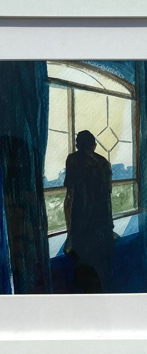 By the window by Mazen Ghurbal