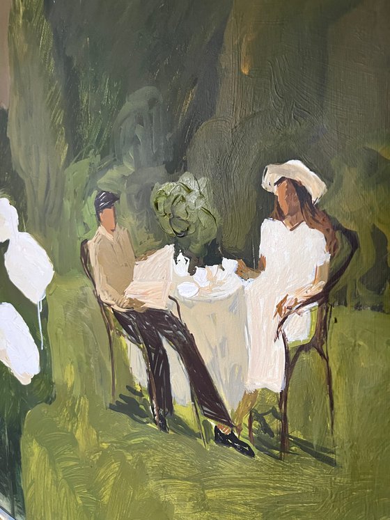 «Time of White Hydrangeas»