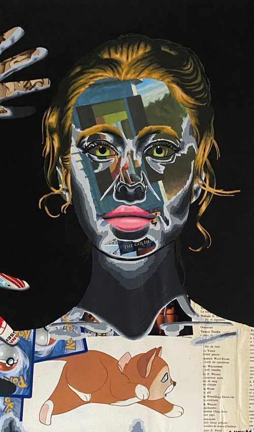 Self-Portrait Under Social Pressure by Annabelle Amory