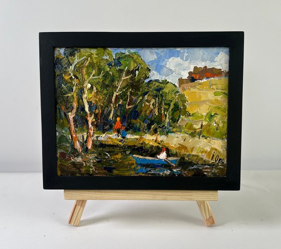 Family vacation on the lake