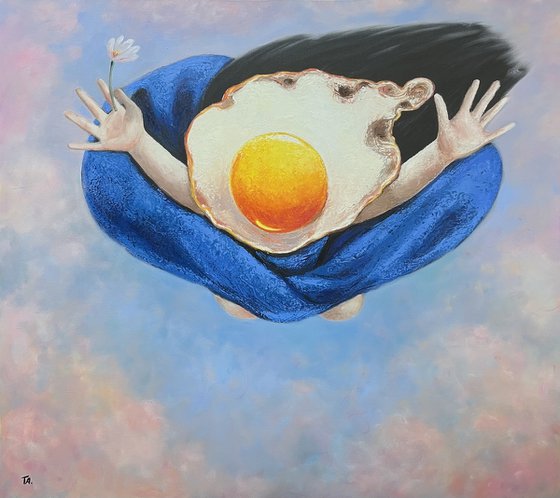 Egg Girl Flying