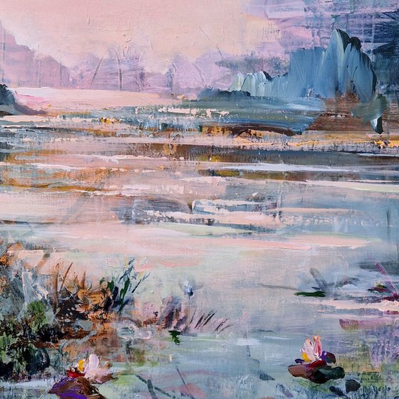 Evening pond