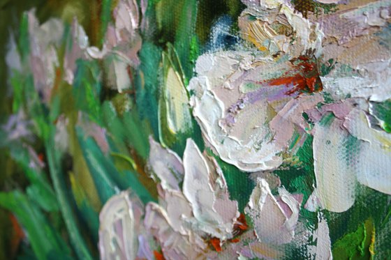 Irises in the Wind... /  ORIGINAL PAINTING