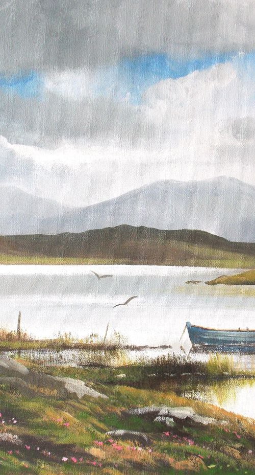 kylemore lake boat by cathal o malley