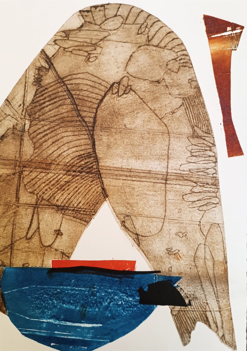 Abstract Limited Edition Print By Isabellangela Germinario, 8 X 12, Leg, Original Artwork