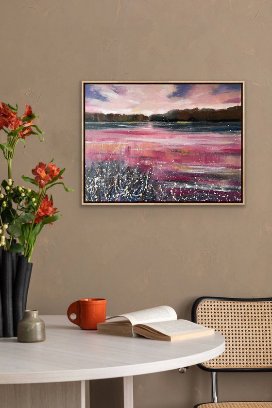 In the Embrace of the Pink Lake