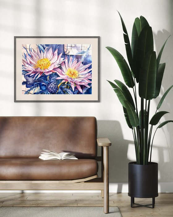 Purple Carpobrotus Edulis