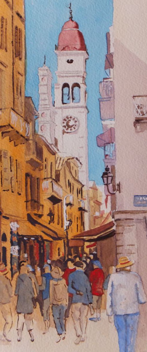 Corfu:Shopping Lanes in Kerkyra by David Harmer