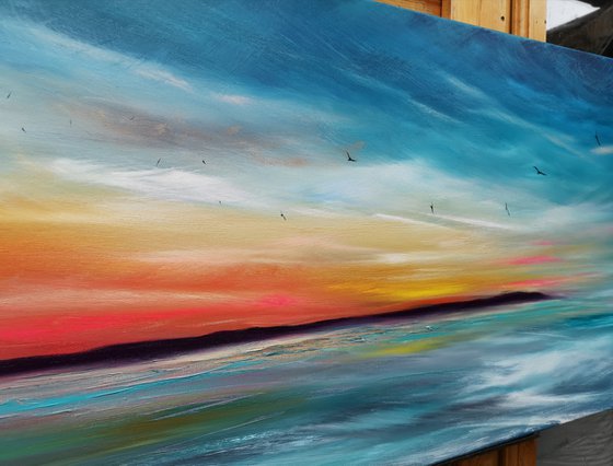 Rejuvenation - seascape, emotional, panoramic