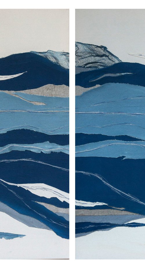 From Here to There - Diptych by Olya Tereschuk