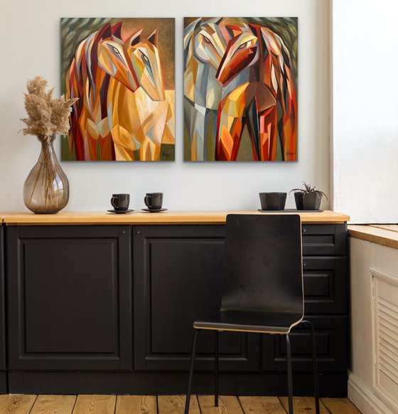 The Unbreakable Connection of Two Horses