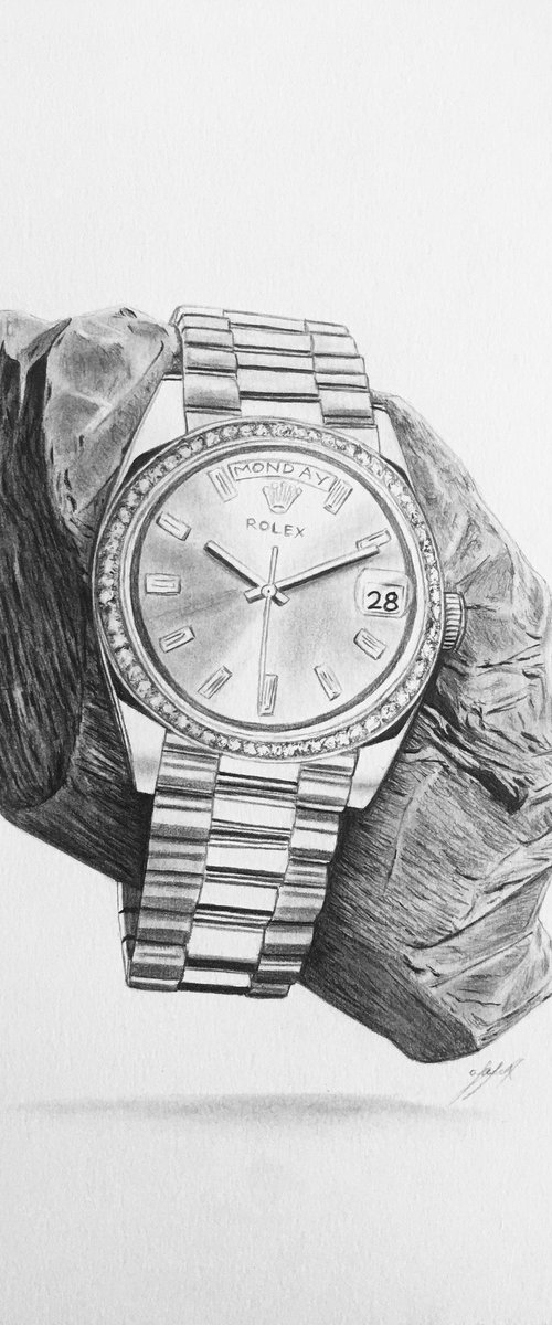 Rolex date just watch by Amelia Taylor