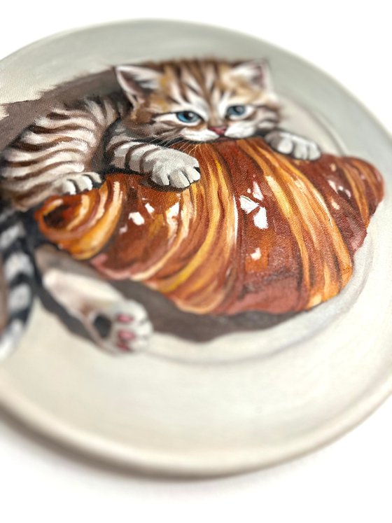 On a Croissant Plate
