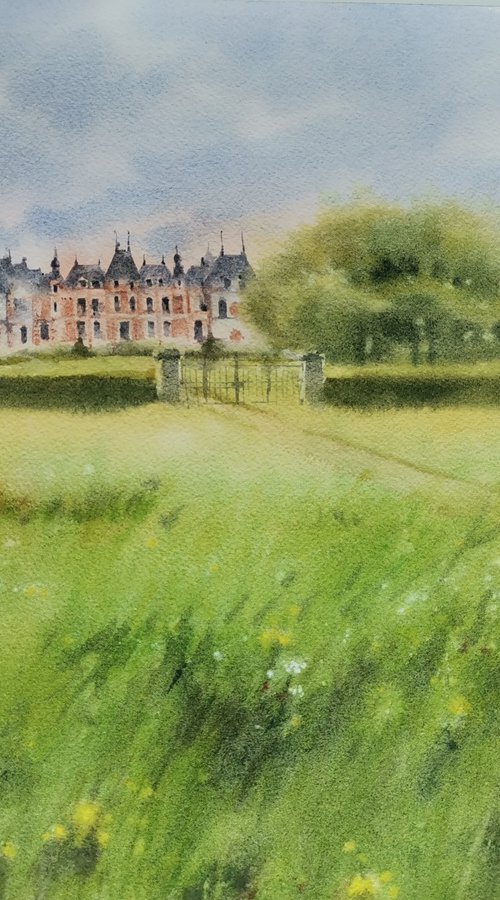 Clermont Castle in spring by Tatyana Tokareva