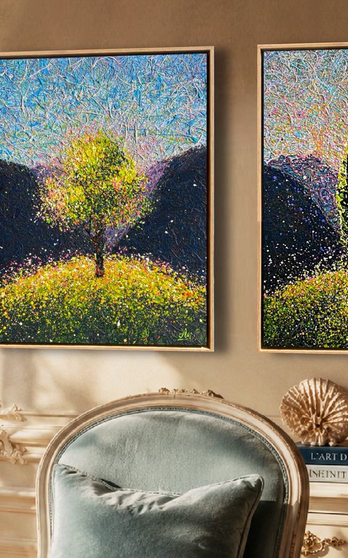 Where Silence Becomes Joy - light frame by Nadiia Antoniuk