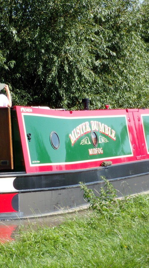 Canal boat, Cheshire by Tim Saunders