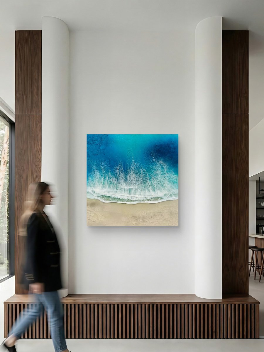 Unfolding By Ana Hefco, 36 X 36, Artwork For Sale On Artfinder