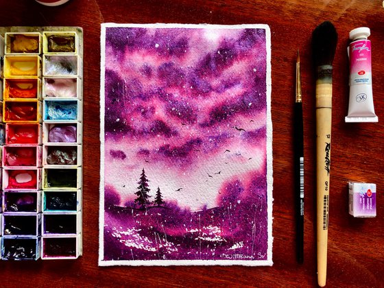 Purple  Forest #3