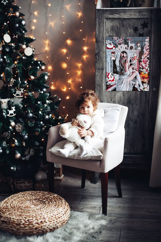 Christmas with dalmatians