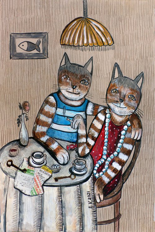 Cats' Holidays by Elizabeth Vlasova