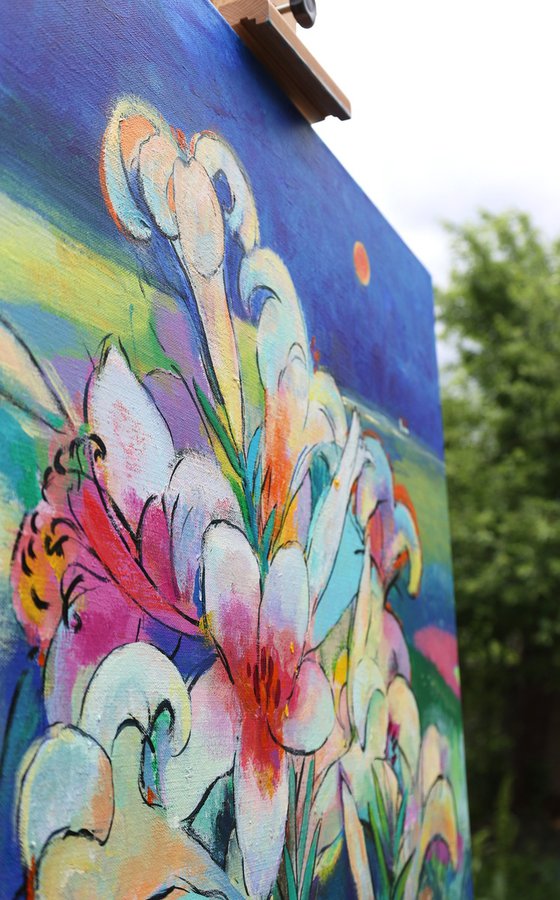 Wild Flowers. Lilies