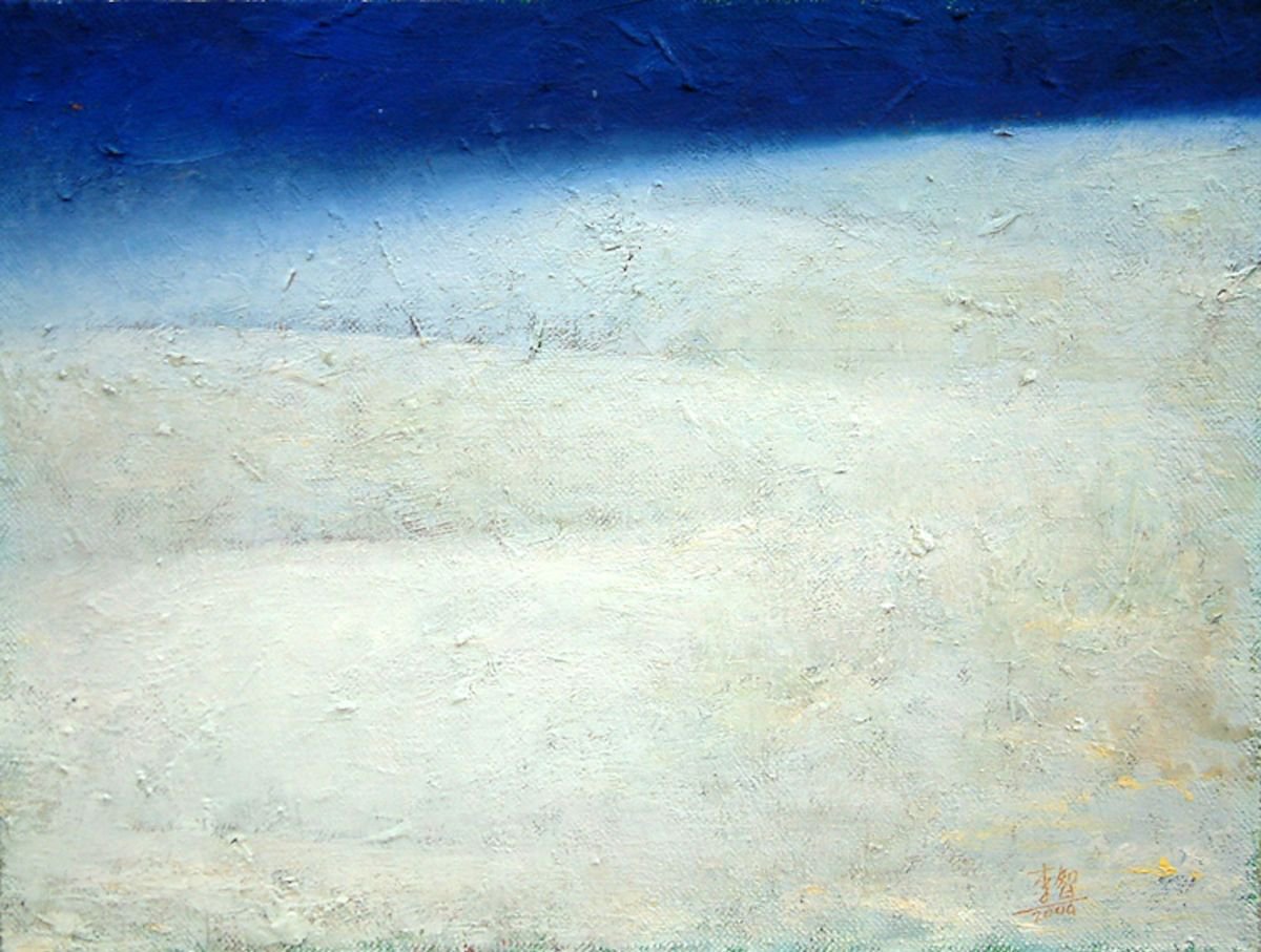 Landscape Oil Painting By Zhi Li, 16 X 12", Landscape 04, Original Artwork