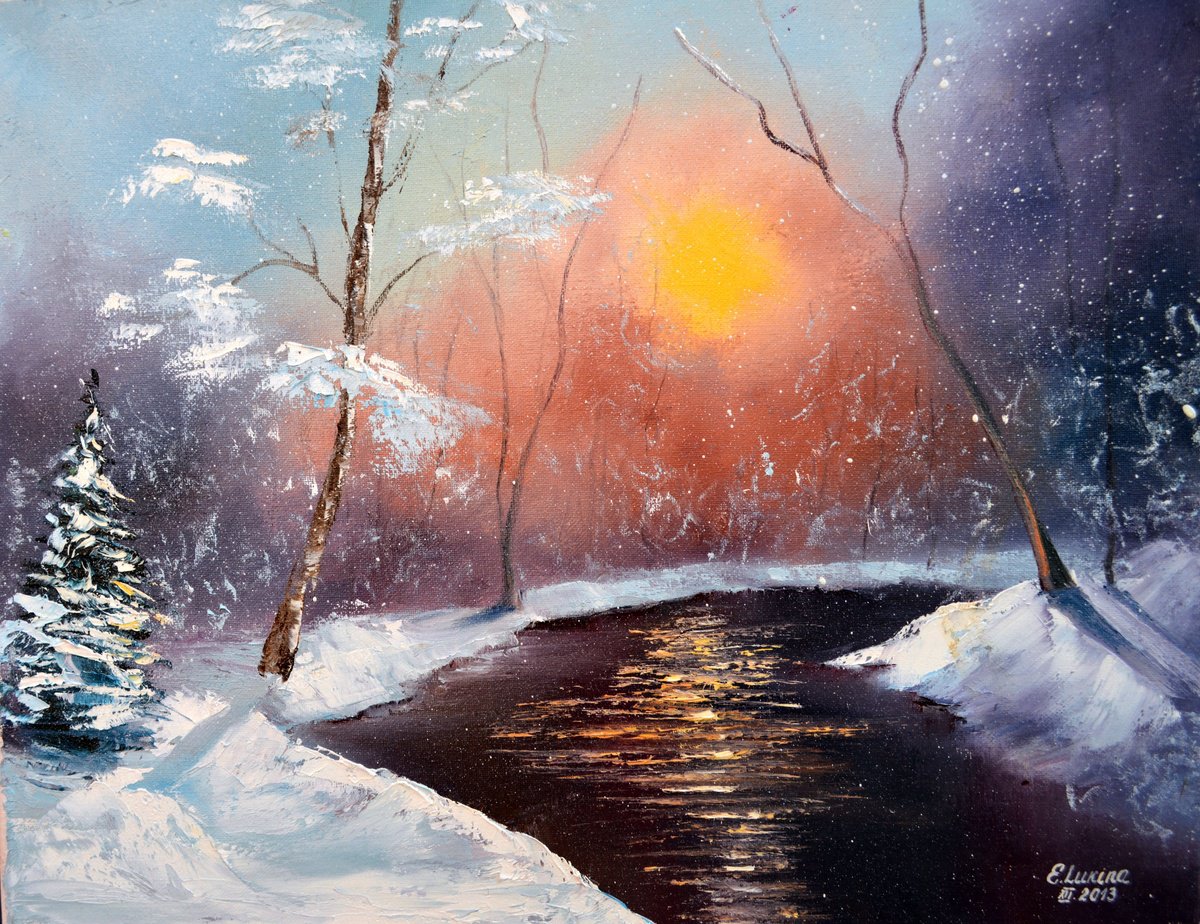 Heritage Series: Before Christmas - ? Glow By Lumina Studio, 20 X 16, Artwork For Sale On Artfinder