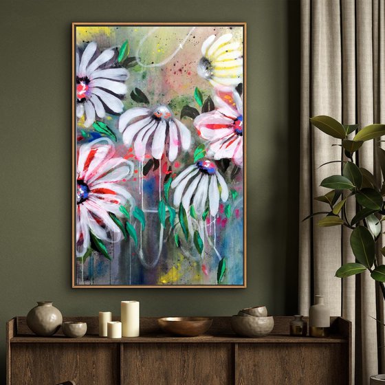 Abstract Floral- Bloom at your own pace