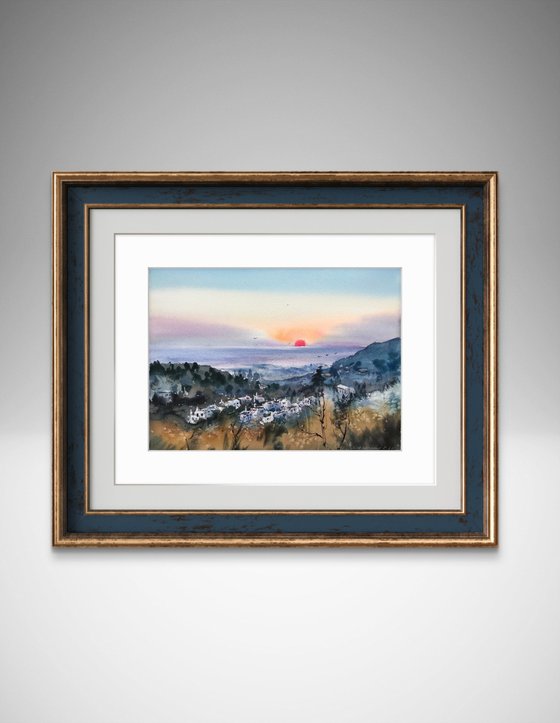 Greek village Sunrise #2