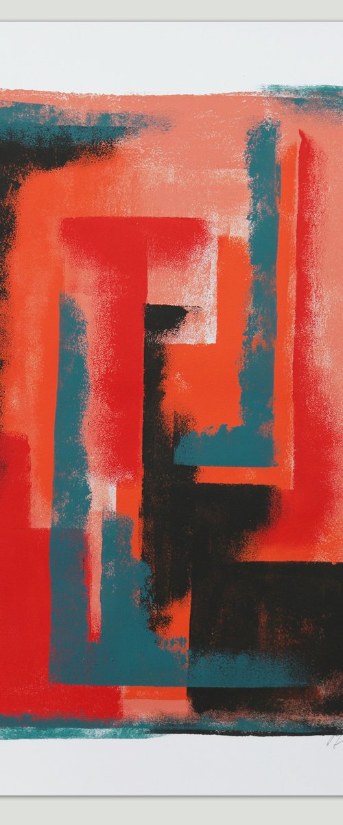 Orange Structure by Ronald Hunter