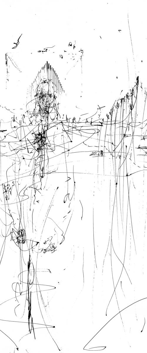 VIBRATING LINES ANGEL Substantial plastic comments on such a theme proves the configuration of a vision ORIGINAL KLOSKA by Kloska Ovidiu