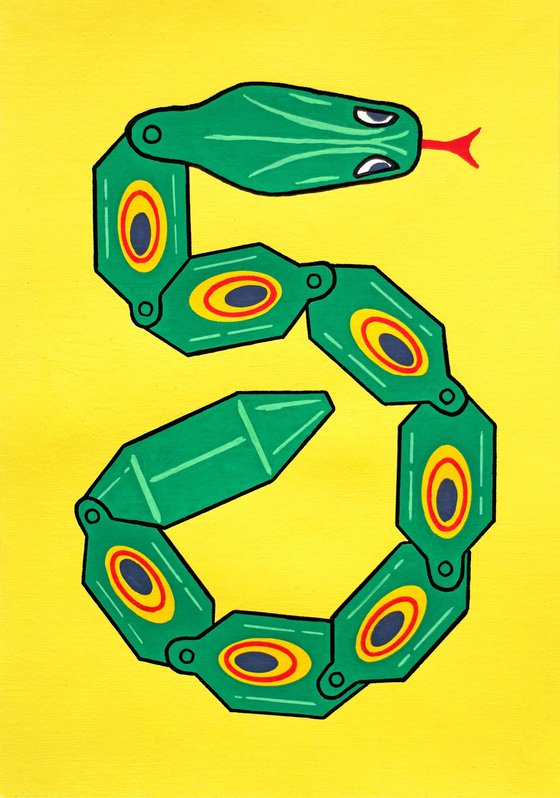 Wiggly Plastic Snake Toy