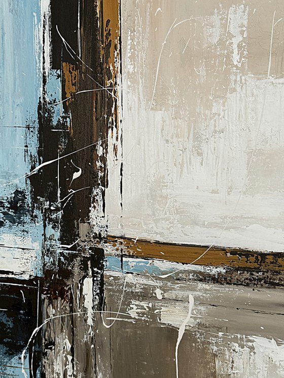 Ochre Divide in Blue and Stone