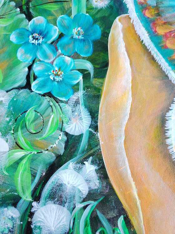 Author's painting “Azure Wings"